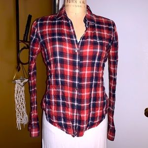 THEORY | plaid shirt